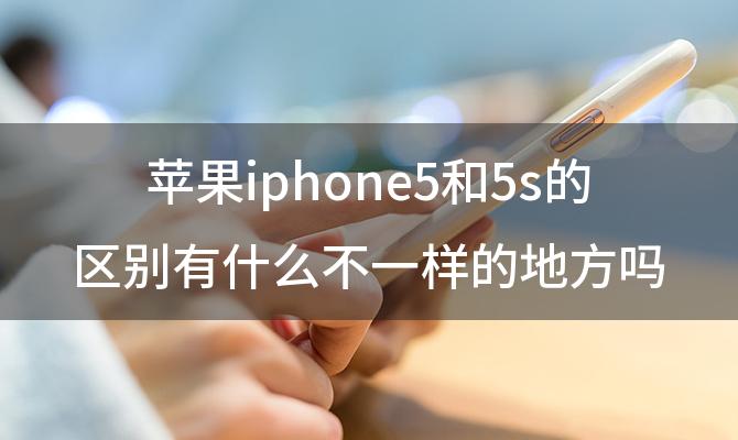 苹果iphone5和5s的区别有什么不一样的地方吗(苹果5和5s有什么区别)
